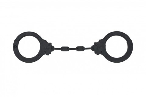 Kajdanki-Silicone Handcuffs Party Hard Suppression Black Kajdanki-Silicone Handcuffs Party Hard Suppression Black