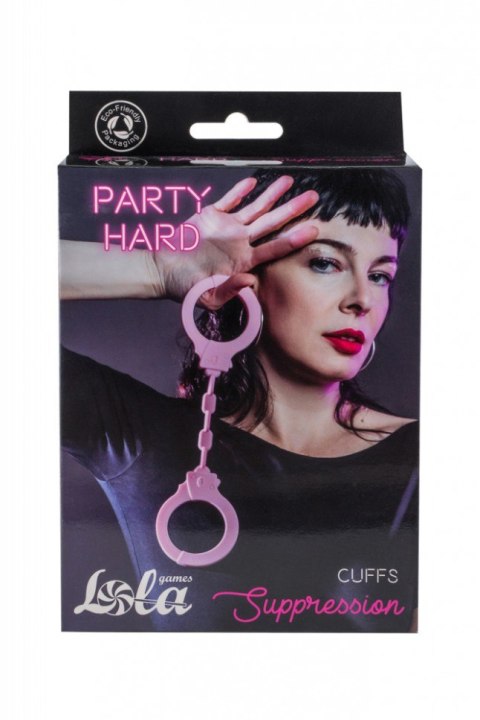MOCNE SILIKONOWE KAJDANKI Z KLUCZYKIEM SUPER SEX KAJDANKI-SILICONE HANDCUFFS PARTY HARD SUPPRESSION PINK MOCNE SILIKONOWE KAJDANKI Z KLUCZYKIEM SUPER SEX KAJDANKI-SILICONE HANDCUFFS PARTY HARD SUPPRESSION PINK