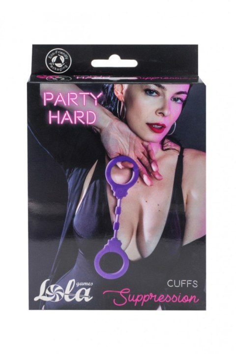 MOCNE SILIKONOWE KAJDANKI Z KLUCZYKIEM SUPER SEX KAJDANKI-SILICONE HANDCUFFS PARTY HARD SUPPRESSION PURPLE MOCNE SILIKONOWE KAJDANKI Z KLUCZYKIEM SUPER SEX KAJDANKI-SILICONE HANDCUFFS PARTY HARD SUPPRESSION PURPLE