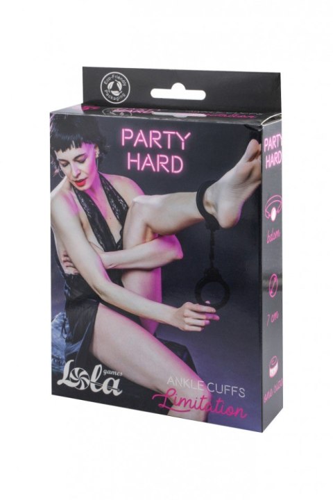 Kajdanki-Silicone Leggings Party Hard Limitation Black Kajdanki-Silicone Leggings Party Hard Limitation Black