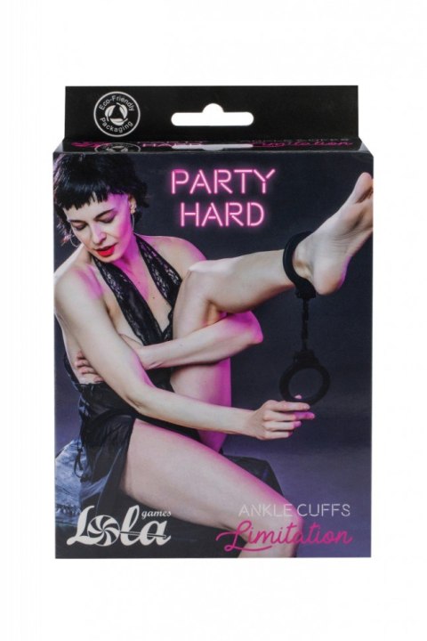 Kajdanki-Silicone Leggings Party Hard Limitation Black Kajdanki-Silicone Leggings Party Hard Limitation Black