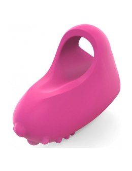 NAKŁADKA NA PALEC STYMULUJE WYDŁUŻA ORGAZM MASAŻ MAGIC FINGER RECHARGEABLE - ROSE