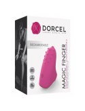 NAKŁADKA NA PALEC STYMULUJE WYDŁUŻA ORGAZM MASAŻ MAGIC FINGER RECHARGEABLE - ROSE
