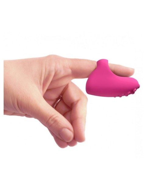 NAKŁADKA NA PALEC STYMULUJE WYDŁUŻA ORGAZM MASAŻ MAGIC FINGER RECHARGEABLE - ROSE NAKŁADKA NA PALEC STYMULUJE WYDŁUŻA ORGAZM MASAŻ MAGIC FINGER RECHARGEABLE - ROSE