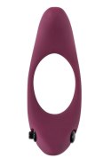 PIERŚCIEŃ EREKCYJNY SEX RING WIBRACJE STYMULATOR PIERŚCIEŃ-ERECTION VIBRORING PURE PASSION LUNAR WINE RED