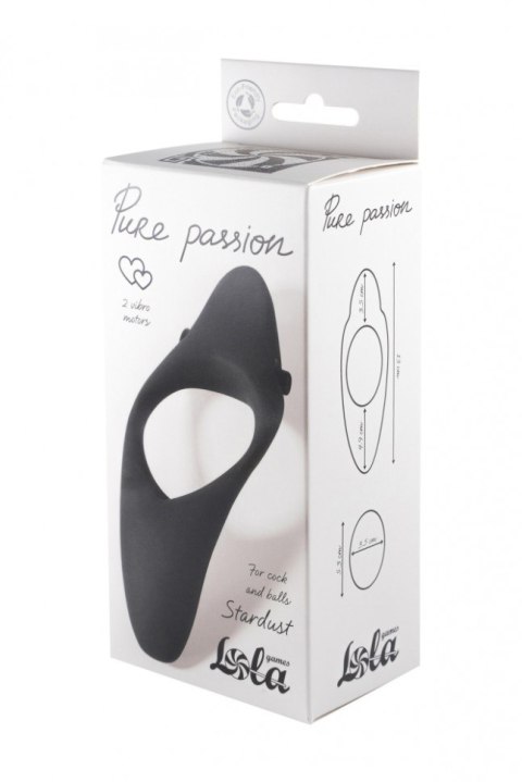 PIERŚCIEŃ EREKCYJNY SEX RING WIBRACJE STYMULATOR PIERŚCIEŃ-ERECTION VIBRORING PURE PASSION STARDUST BLACK PIERŚCIEŃ EREKCYJNY SEX RING WIBRACJE STYMULATOR PIERŚCIEŃ-ERECTION VIBRORING PURE PASSION STARDUST BLACK