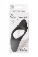 PIERŚCIEŃ EREKCYJNY SEX RING WIBRACJE STYMULATOR PIERŚCIEŃ-ERECTION VIBRORING PURE PASSION STARDUST BLACK
