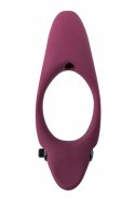 PIERŚCIEŃ EREKCYJNY SEX RING WIBRACJE STYMULATOR PIERŚCIEŃ-ERECTION VIBRORING PURE PASSION STARDUST WINE RED