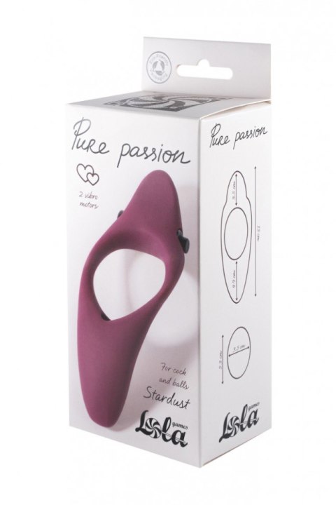 PIERŚCIEŃ EREKCYJNY SEX RING WIBRACJE STYMULATOR PIERŚCIEŃ-ERECTION VIBRORING PURE PASSION STARDUST WINE RED PIERŚCIEŃ EREKCYJNY SEX RING WIBRACJE STYMULATOR PIERŚCIEŃ-ERECTION VIBRORING PURE PASSION STARDUST WINE RED