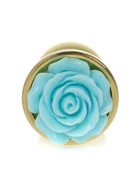 Plug-Jewellery Gold PLUG ROSE- Light Blue Plug-Jewellery Gold PLUG ROSE- Light Blue
