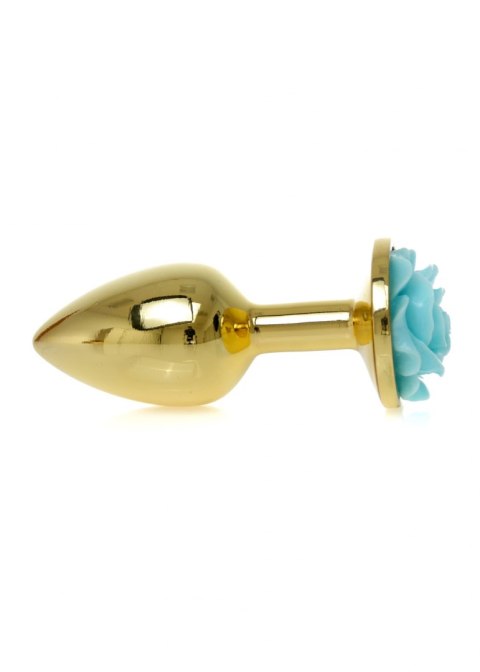 Plug-Jewellery Gold PLUG ROSE- Light Blue Plug-Jewellery Gold PLUG ROSE- Light Blue