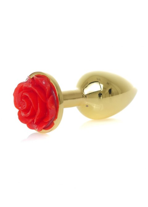PLUG-JEWELLERY GOLD PLUG ROSE- RED PLUG-JEWELLERY GOLD PLUG ROSE- RED