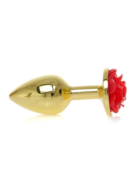 PLUG-JEWELLERY GOLD PLUG ROSE- RED PLUG-JEWELLERY GOLD PLUG ROSE- RED
