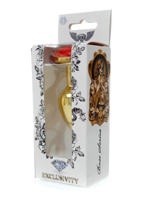 PLUG-JEWELLERY GOLD PLUG ROSE- RED PLUG-JEWELLERY GOLD PLUG ROSE- RED