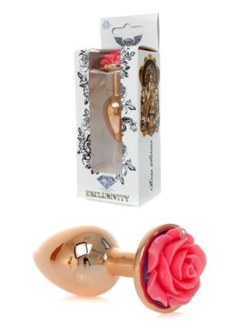 PLUG-JEWELLERY RED GOLD PLUG ROSE- PINK