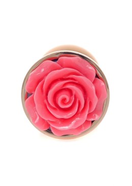 PLUG-JEWELLERY RED GOLD PLUG ROSE- PINK