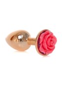 PLUG-JEWELLERY RED GOLD PLUG ROSE- PINK
