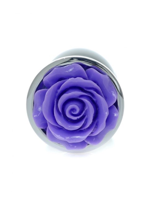 PLUG-JEWELLERY SILVER PLUG ROSE- PURPLE PLUG-JEWELLERY SILVER PLUG ROSE- PURPLE