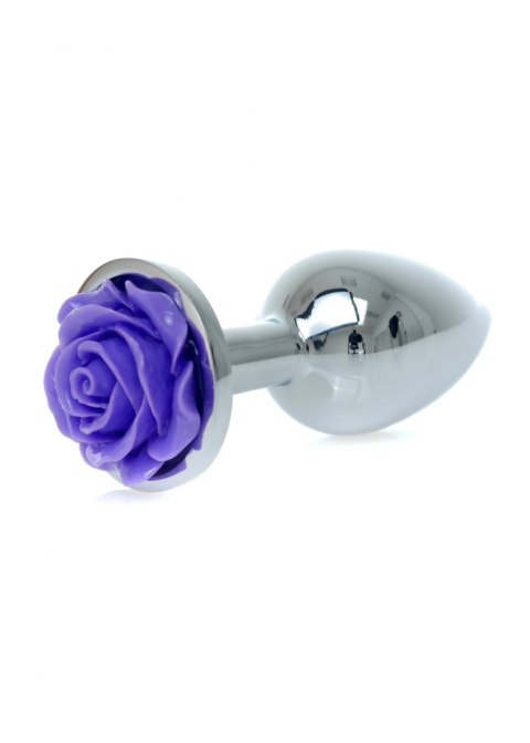 PLUG-JEWELLERY SILVER PLUG ROSE- PURPLE PLUG-JEWELLERY SILVER PLUG ROSE- PURPLE