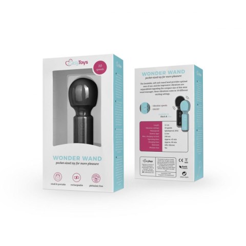 MINI VIBE WAND VIBRATOR - BLACK MINI VIBE WAND VIBRATOR - BLACK