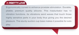 PRETTY LOVE- ANAL PLUG 10-FUNCTION