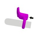PIERŚCIEŃ EREKCYJNY SEX RING WIBRACJE STYMULATOR PRETTY LOVE - COBRA VIOLET VIBRATION