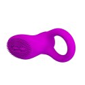 PIERŚCIEŃ EREKCYJNY SEX RING WIBRACJE STYMULATOR PRETTY LOVE - COBRA VIOLET VIBRATION