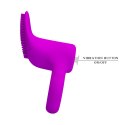 PIERŚCIEŃ EREKCYJNY SEX RING WIBRACJE STYMULATOR PRETTY LOVE - COBRA VIOLET VIBRATION