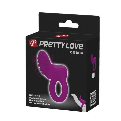 PIERŚCIEŃ EREKCYJNY SEX RING WIBRACJE STYMULATOR PRETTY LOVE - COBRA VIOLET VIBRATION PIERŚCIEŃ EREKCYJNY SEX RING WIBRACJE STYMULATOR PRETTY LOVE - COBRA VIOLET VIBRATION