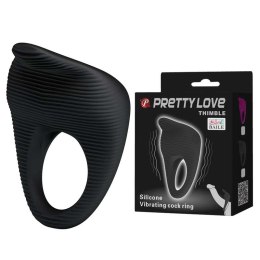 PIERŚCIEŃ EREKCYJNY SEX RING WIBRACJE STYMULATOR PRETTY LOVE - THIMBLE vibration