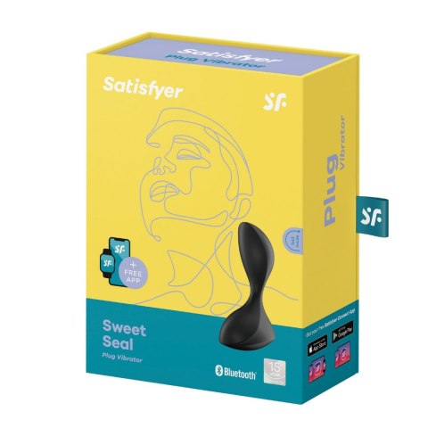 PLUG-VIBRATOR SWEET SEAL CONNECT APP (BLACK) PLUG-VIBRATOR SWEET SEAL CONNECT APP (BLACK)