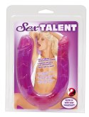 SOLIDNE DILDO PODWÓJNA PENETRACJA WAGINALNO ANALNY SEX TALENT DOUBLE DONG