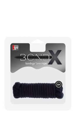 WIĄZANIA-BONDX LOVE ROPE - 5M BLACK