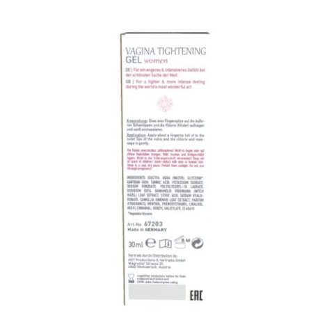 LUBRYKANT ŻEL/SPREJ-SHIATSU VAGINA TIGHTENING GEL WOMEN 30ML. LUBRYKANT ŻEL/SPREJ-SHIATSU VAGINA TIGHTENING GEL WOMEN 30ML.