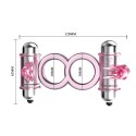 BAILE - BUNNY SNUGGLES COCK CLIT RING, 10 VIBRATION FUNCTIONS