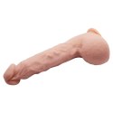 SOLIDNE REALISTYCZNE DILDO Z PRZYSSAWKĄ CYBERSKÓRA BAILE- BEAUTIFUL JASON 9,4'' FLESH