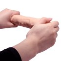 SOLIDNE REALISTYCZNE DILDO Z PRZYSSAWKĄ CYBERSKÓRA BAILE- BEAUTIFUL JASON 9,4'' FLESH