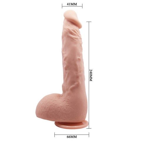 SOLIDNE REALISTYCZNE DILDO Z PRZYSSAWKĄ CYBERSKÓRA BAILE- BEAUTIFUL JASON 9,4'' FLESH SOLIDNE REALISTYCZNE DILDO Z PRZYSSAWKĄ CYBERSKÓRA BAILE- BEAUTIFUL JASON 9,4'' FLESH