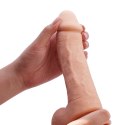 SOLIDNE REALISTYCZNE DILDO Z PRZYSSAWKĄ CYBERSKÓRA BAILE- BEAUTIFUL JOHNSON 8,7'' FLESH