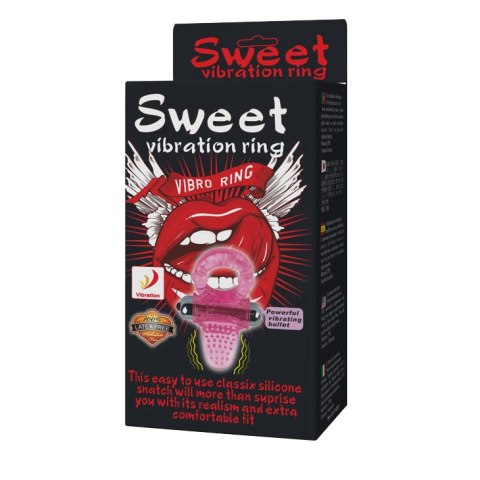 PIERŚCIEŃ EREKCYJNY SEX RING WIBRACJE STYMULATOR BAILE - SWEET VIBRATION RING PIERŚCIEŃ EREKCYJNY SEX RING WIBRACJE STYMULATOR BAILE - SWEET VIBRATION RING