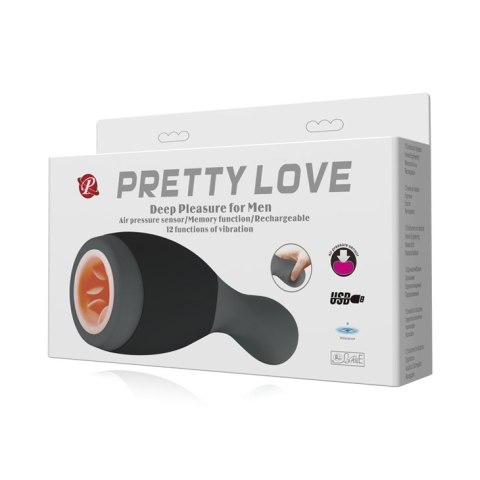 MASTURBATOR PRETTY LOVE - DEEP PLEASURE FOR MEN- 12 FUNCTION VIBRATIONS MASTURBATOR PRETTY LOVE - DEEP PLEASURE FOR MEN- 12 FUNCTION VIBRATIONS