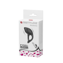 PIERŚCIEŃ EREKCYJNY SEX RING WIBRACJE STYMULATOR PRETTY LOVE - GEMMA USB 7 FUNCTIONS
