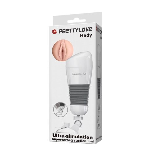 MASTURBATOR PRETTY LOVE - HEDY WHITE VIBRATING MASTURBATOR PRETTY LOVE - HEDY WHITE VIBRATING