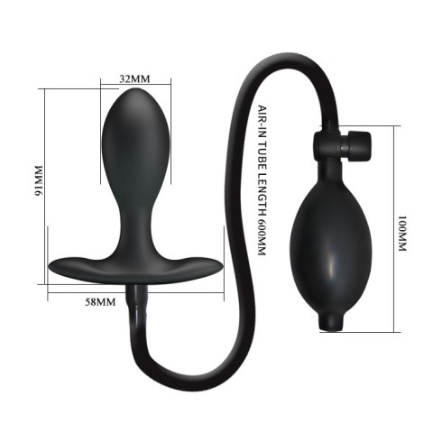 PRETTY LOVE - INFLATABLE ANAL PLUG PRETTY LOVE - INFLATABLE ANAL PLUG