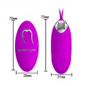 JAJKO STYMULUJĄCE PRETTY LOVE -JULIA, 12 VIBRATION FUNCTIONS WIRELESS REMOTE CONTROL