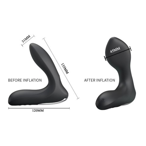PRETTY LOVE - Leonard USB 12 Functions (black) PRETTY LOVE - Leonard USB 12 Functions (black)