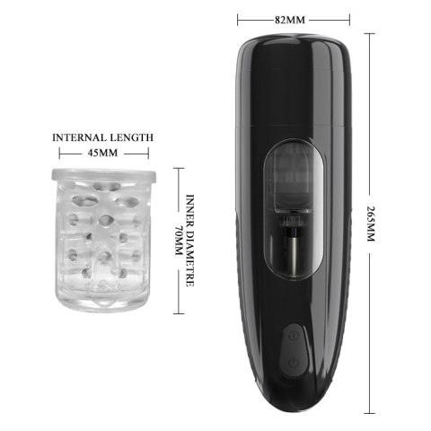 MASTURBATOR PRETTY LOVE - MARLON AUTOMATIC ROTATING & THRUSTING 10 FUNCTION, USB / VOICE MASTURBATOR PRETTY LOVE - MARLON AUTOMATIC ROTATING & THRUSTING 10 FUNCTION, USB / VOICE