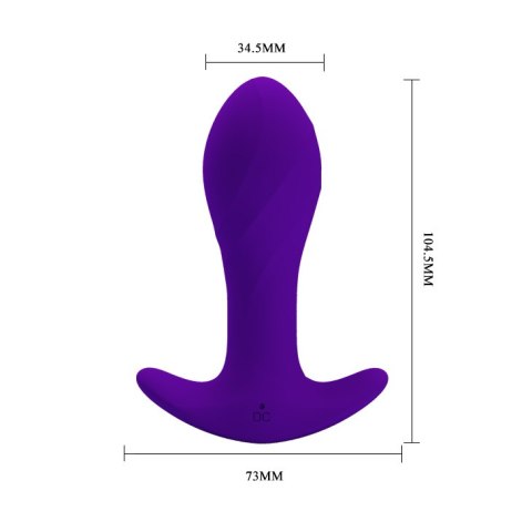 PRETTY LOVE - MORTON ANAL PLUG MASSAGER 12 FUNCTIONS USB PRETTY LOVE - MORTON ANAL PLUG MASSAGER 12 FUNCTIONS USB