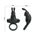 PRETTY LOVE - VIBRANT PENIS RING I BLACK