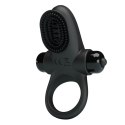 PIERŚCIEŃ EREKCYJNY SEX RING WIBRACJE STYMULATOR PRETTY LOVE - VIBRANT PENIS RING II BLACK